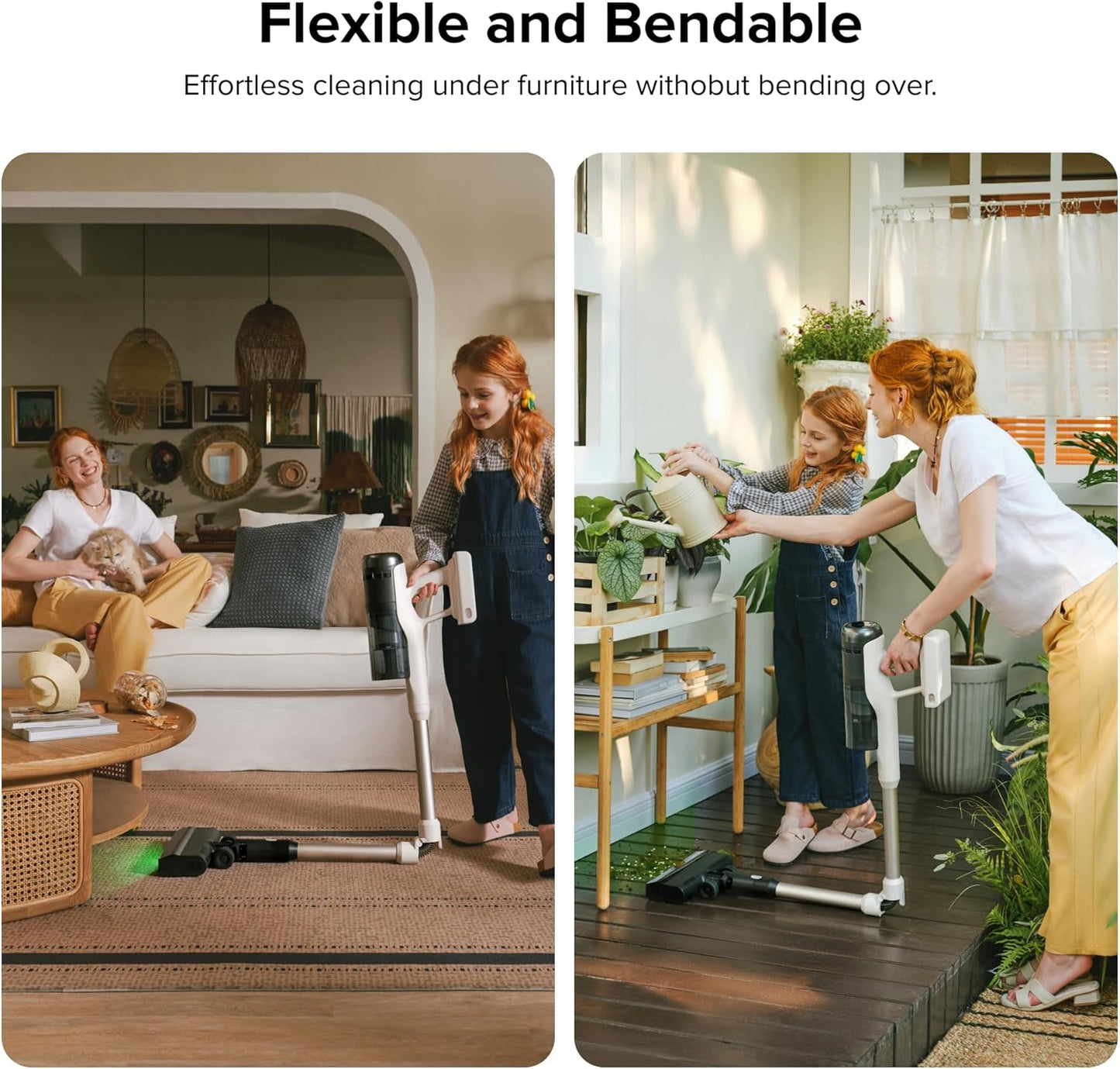 roborock H60 Pro Cordless Stick Vacuum Cleaner, 170AW Suction Power, 80-Min Runtime, 90° Bendable Tube, Dust-Detecting LED, Anti-Tangle Vacuum Cleaner for Home, Carpets, Hard Floors & Pet Hair