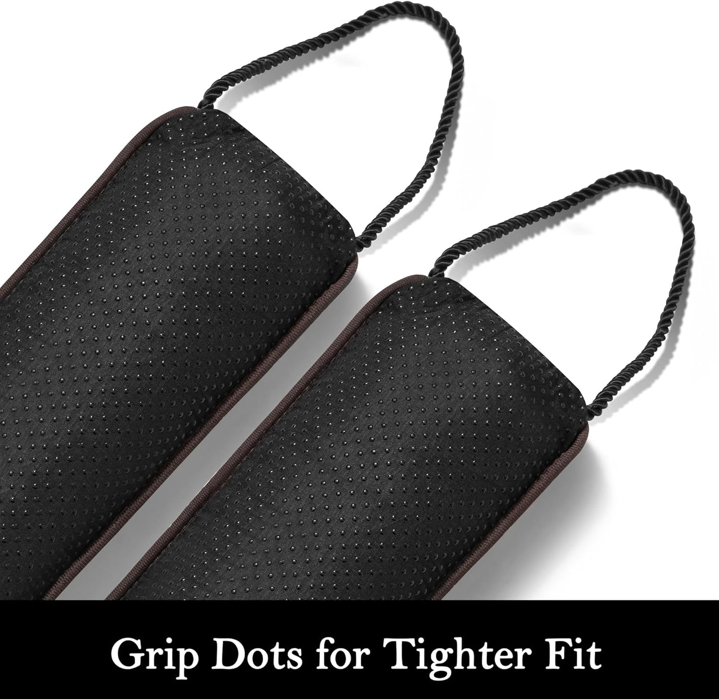 Sunolga 36" Door Draft Stopper Blocks Hot and Cold Air with Removable Washable Cover for Gaps Up to 3", All-Season Seal for Noise, Door Sweep for Bottom of Door and Window, Home Essentials, Coffee