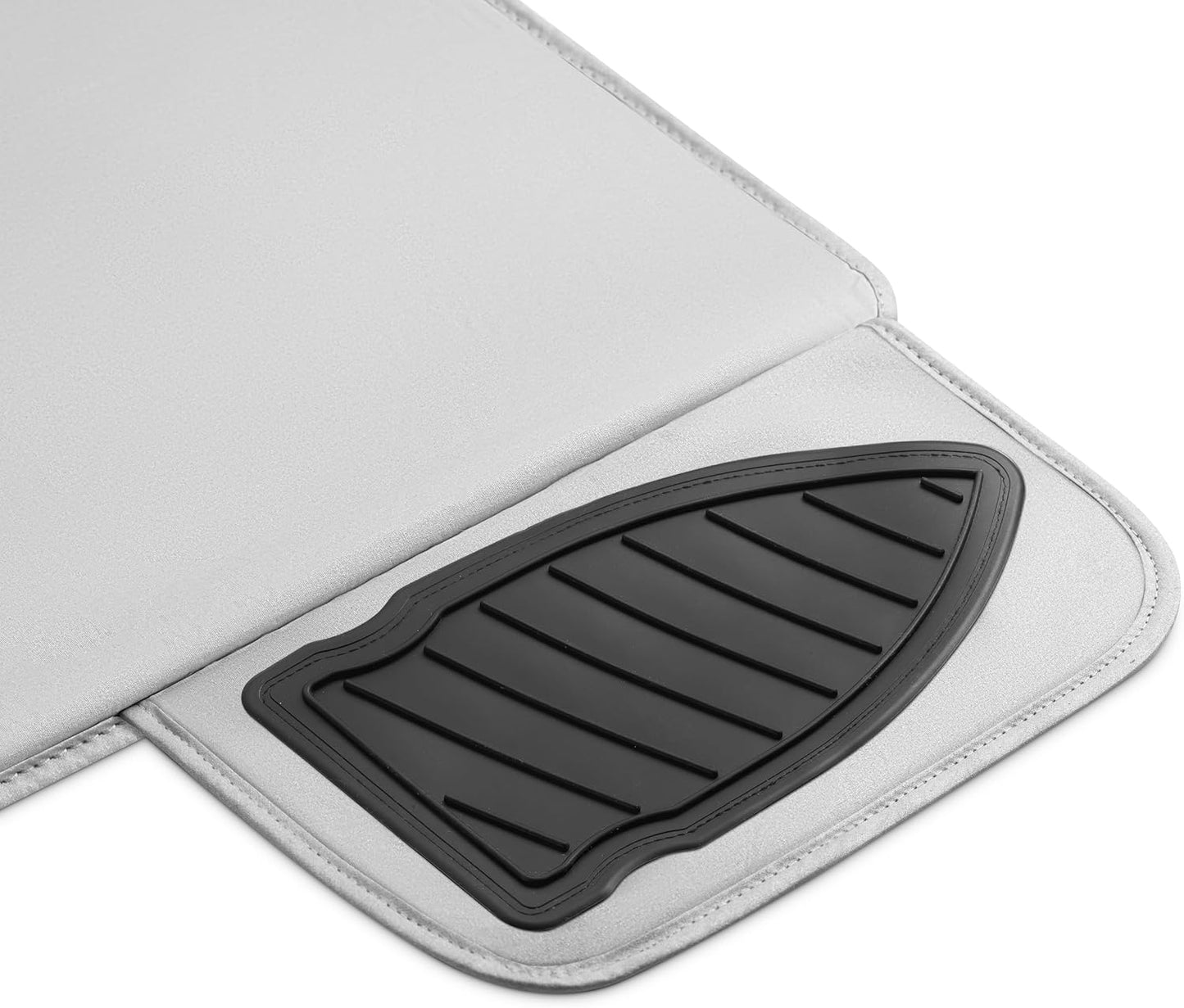 Handy Laundry Portable Ironing Mat - Easily Change Any Flat Surface into an Ironing Board. Features Silicone Slip Resistant Iron Rest to Safely Place Your Hot Iron. Easy to Take Along When Traveling.