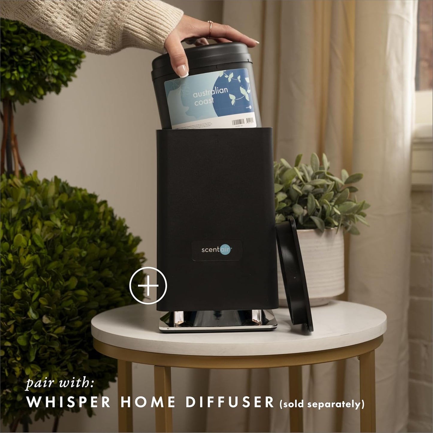 ScentAir Whisper Home Monthly Plug-in Refill, Fragrance Cartridge for Home and Office, Australian Coast