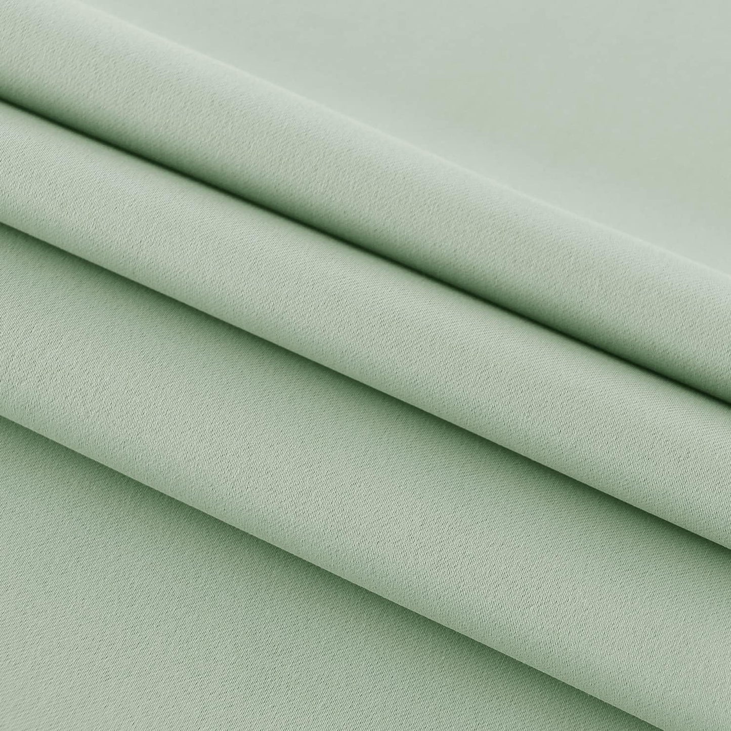 DWCN French Door Curtains – Rod Pocket Thermal Blackout Curtain for Doors with Glass Window, Kitchen and Patio Doors for Privacy, 54 X 40 Inches Long, 1 Curtain Panel with Tieback,Bean Green