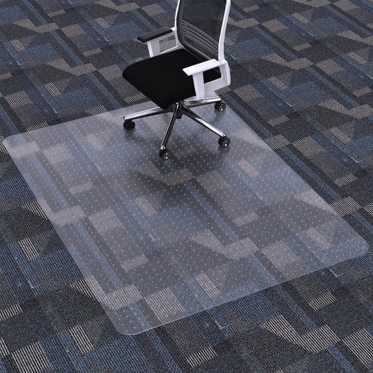 FuturHydro Desk Chair Mat for Flat to Low Pile Carpets, 45" x 53" Clear Office Home Floor Protector Mat, Transparent Mats for Office, Home and Gaming Floors (Rectangle)