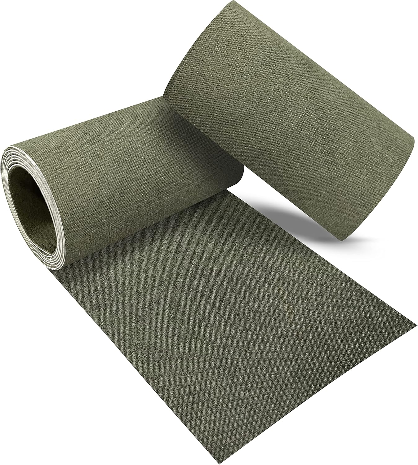 Azobur Sofa Fabric Repair Patch, Oversized Microfiber Patch, Self-Adhesive Repair Fabric, Super Cost-Effective (Olive Green)