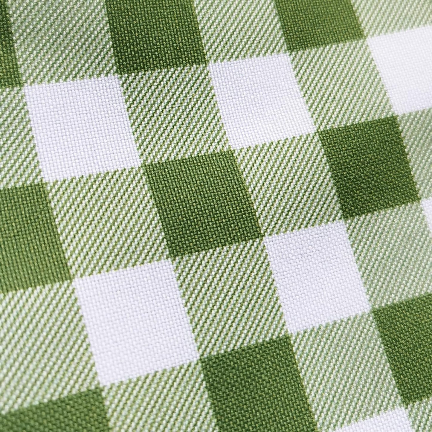 Waterproof Plaid Tablecloth Fabric - Oblong 52x70 Inch Classic Buffalo Tartan Table Cloth for Indoor/Outdoor Use - Washable Tabletop Cover for Dinner, BBQs, and Parties