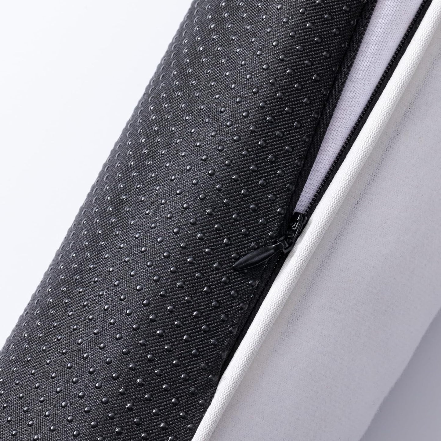 Sunolga 38" Door Draft Stopper Blocks Hot and Cold Air with Removable Washable Cover for Gaps Up to 3", All-Season Seal for Noise, Door Sweep for Bottom of Door and Window, Home Essentials, White