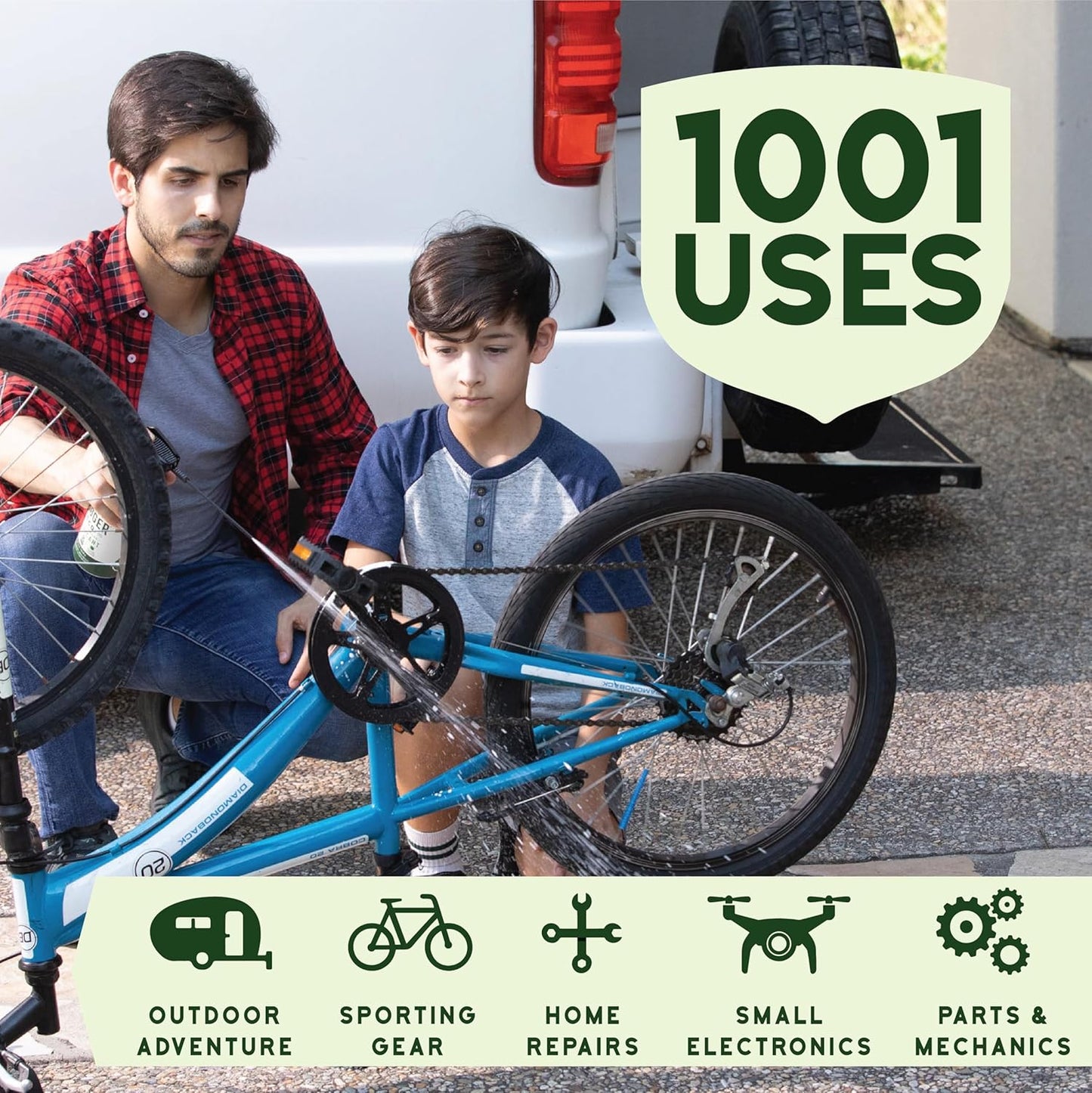 Gear Hugger Multipurpose Lubricant - Eco-Friendly (11 oz, Pack of 2), Rust Remover - Garage Door Lubricant Spray, Door Hinge Lubricant & Lock Lubricant - Plant-Based, No Petroleum, No PTFE