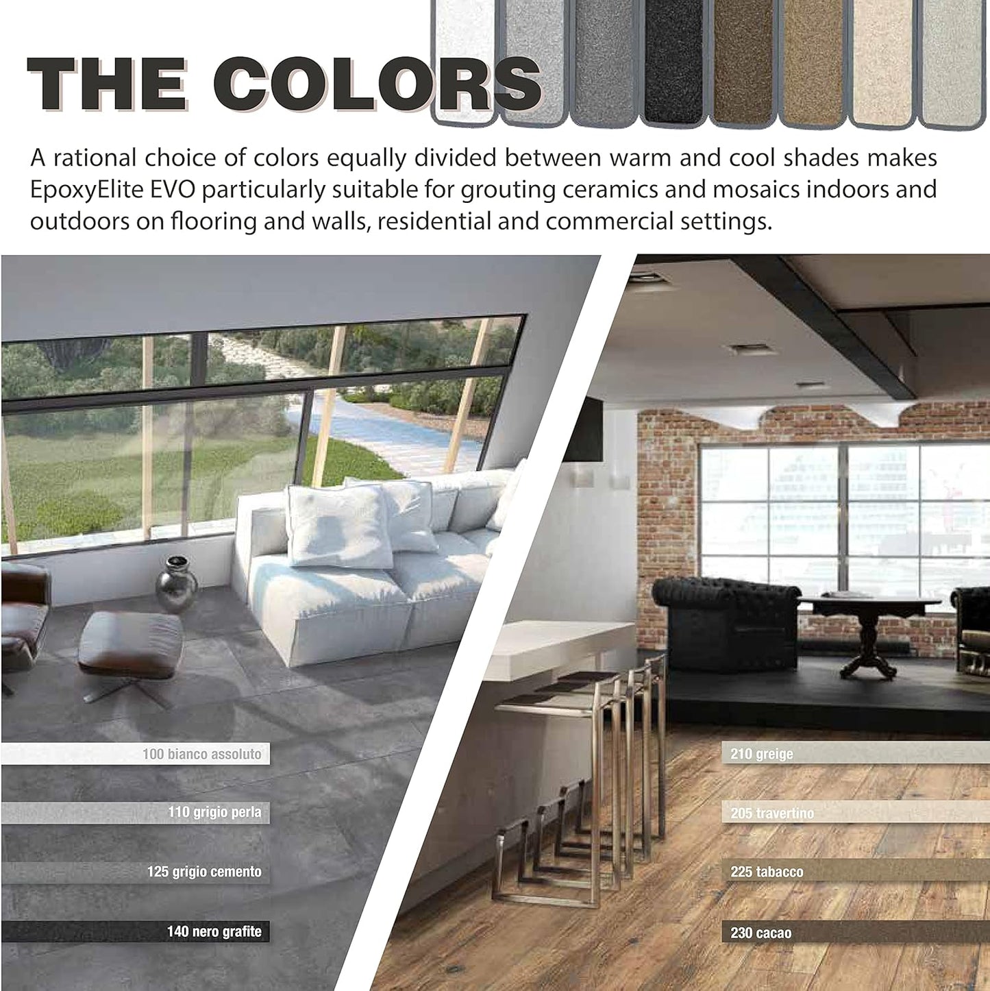 Tile Doctor EpoxyElite EVO 11 lbs./5 kg. Bucket of Litokol Beige 3 Epoxy Tile Grout TMPEEEVO002, Floor Tile or Wall Tile Grout for Pools, Kitchens, Spas, Bathrooms, Showers, and More