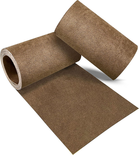 Azobur Velvet Repair Patch, Self-Adhesive Flannel Fabric Patch, Multi Colors, Microfiber Patch，Can be Used to Patch Sofas, Car Seats, Handbags, Jacket Holes and Tears (Brown)