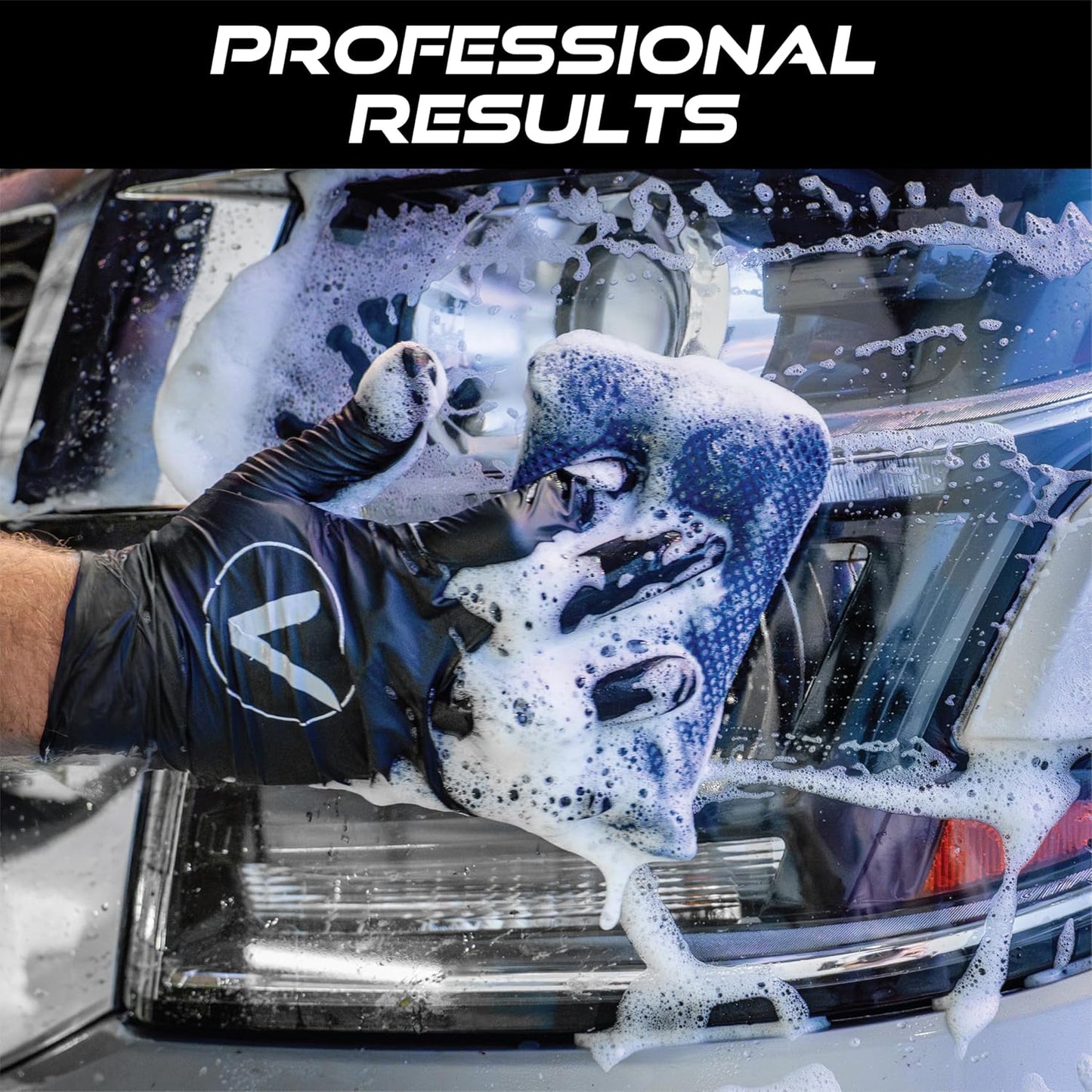 VIKING Mesh Bug Sponge, Car Wash Sponge for Cleaning Bugs and Tar, Colors Vary, 4 inch by 6 inch, 1 Pack