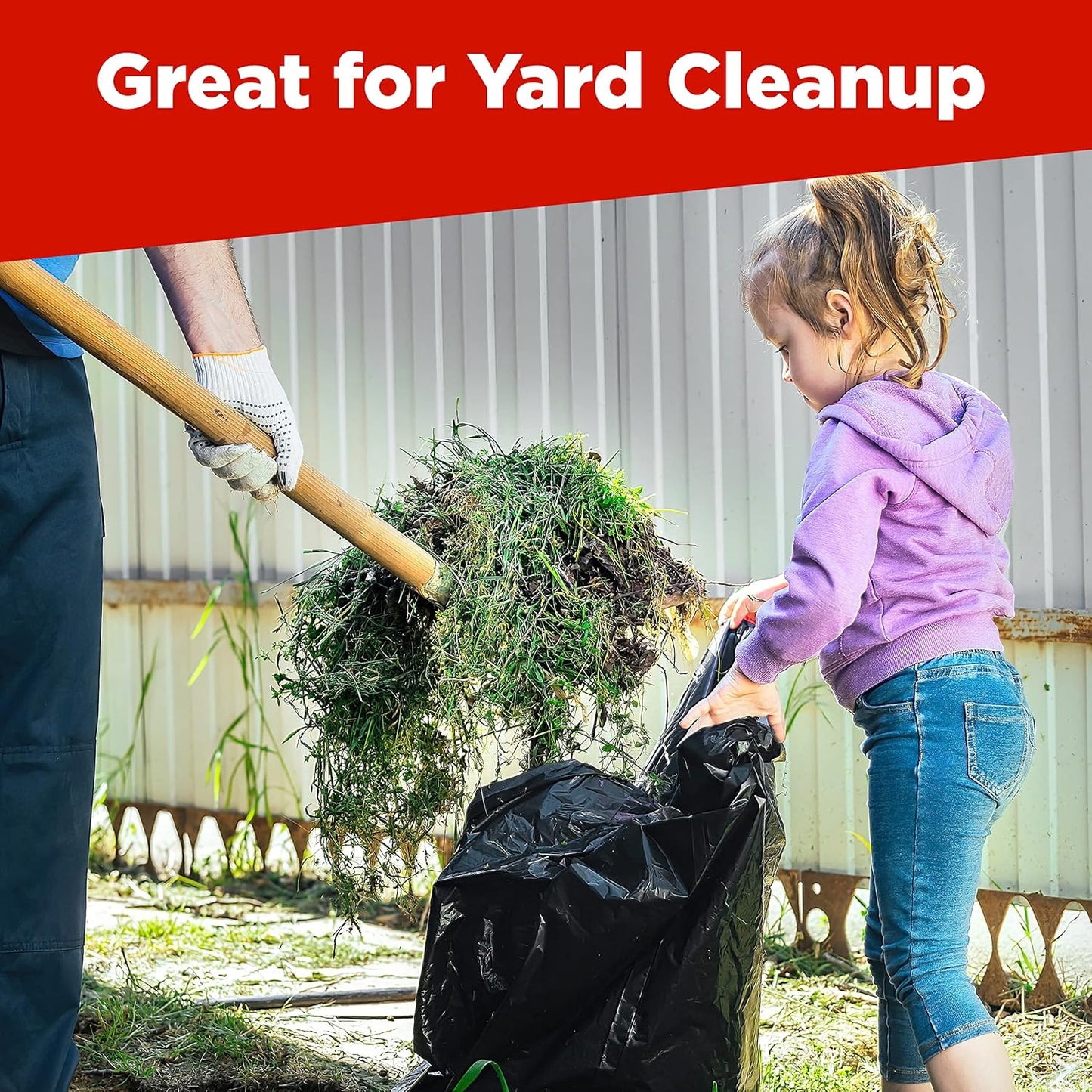 ToughBag 40-45 Gallon Trash Bags Heavy Duty (250 Count) | Black Garbage Bags | Made In USA