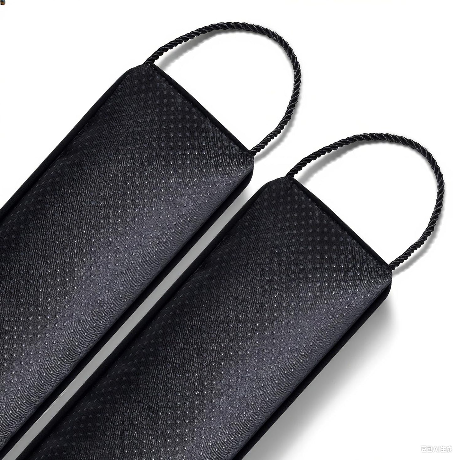 Sunolga 38" Door Draft Stopper Blocks Hot and Cold Air with Removable Washable Cover for Gaps Up to 3", Weather Strip Seal for Noise, Door Sweep for Bottom of Door, Home Essentials, Black and White