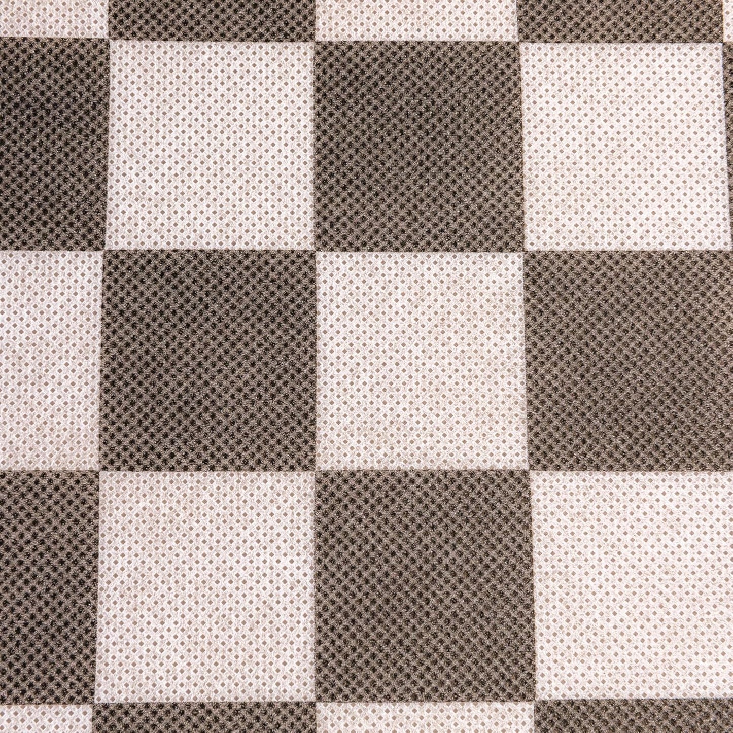 Household Essentials Fabric Storage Bins 6 Piece Set, Checkerboard White and Black