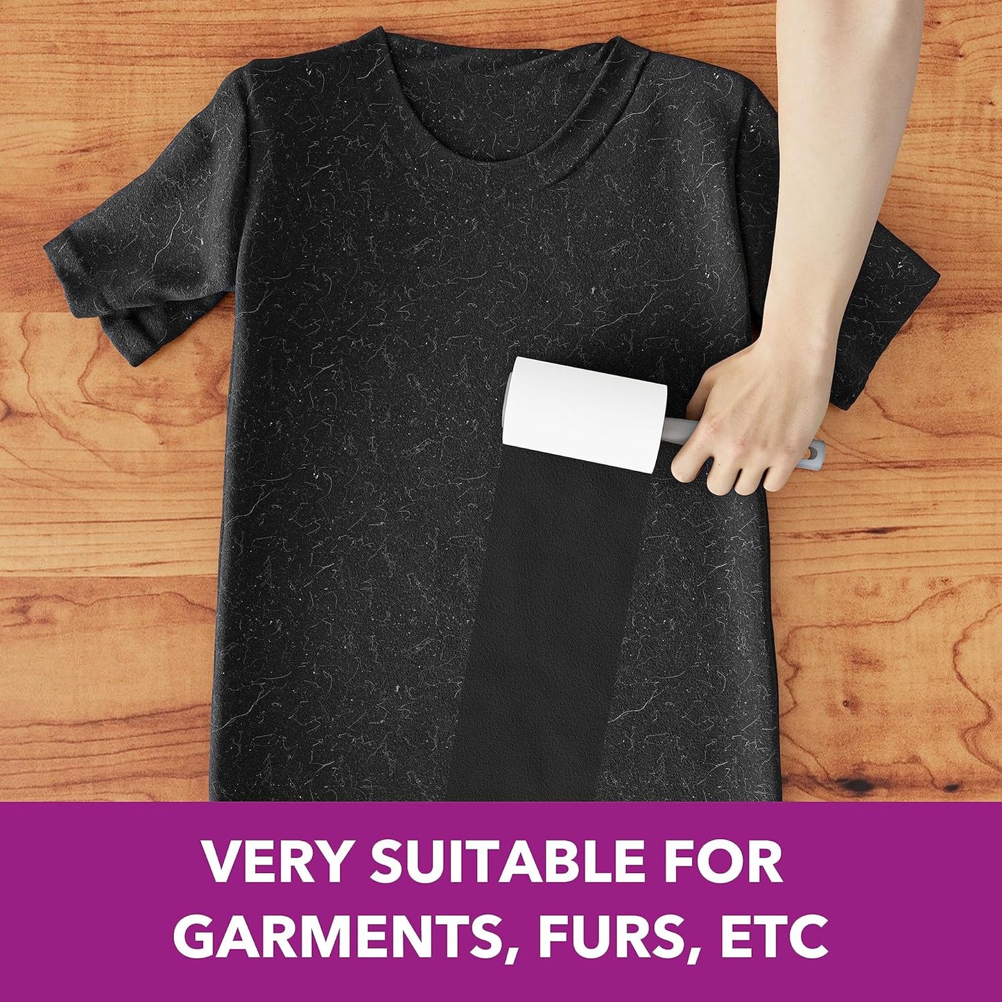 Extra Sticky Lint Roller Refills Only, 660 Easy-Tear Sheets for 3.9"-4" Lint Rollers with 1.5" Inner Diameter - Superior Cleanliness for Clothes